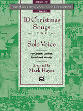 10 Christmas Songs for Solo Voice Vocal Solo & Collections sheet music cover Thumbnail